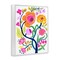 Stupell Industries Blue Tree with Warm Flowers Framed Giclee, design by Suzanne Allard